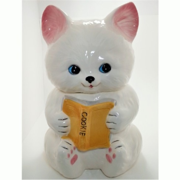 Other - VINTAGE KITTEN COOKIE JAR